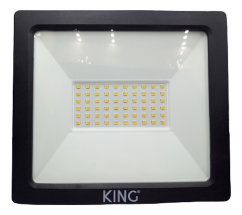 Reflector Proyector Led 50w Exterior Ip65 Luz Blanca King