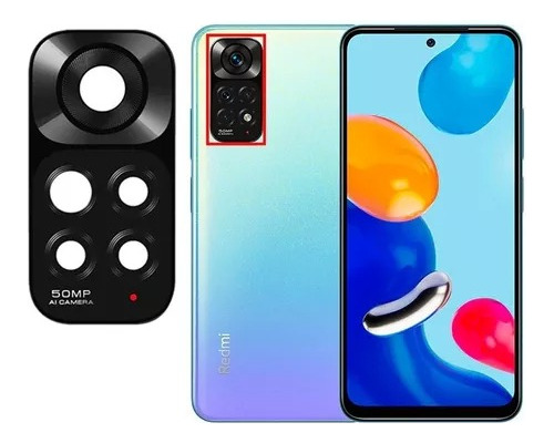 Vidrio Glass Camara Para Xiaomi Redmi Note 11 4g + Adhesivo