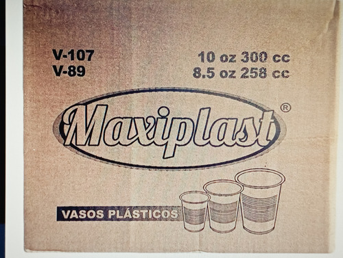 Vasos Plásticos Desechables V89 Y V107