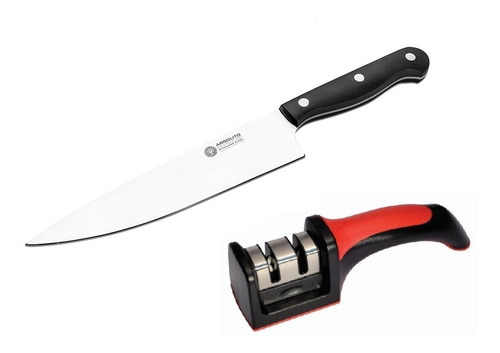 Cuchillo Chef Iii 17,5cm + Afilador Boker Arbolito