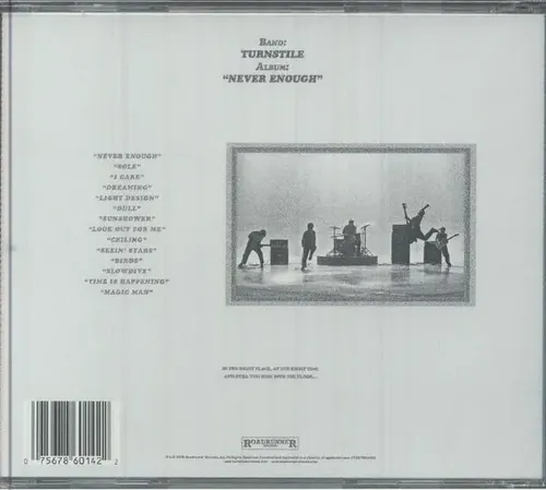 Cd Turnstile Never Enough Lacrado | MercadoLivre