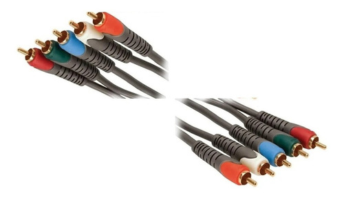 Cable Video Componente Con Audio Rca 2 Mts Ycbcr Ypbpr Full