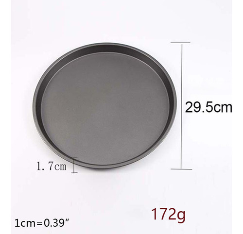 Bandeja Para Hornear Pizzas (3 #mold) Plato Antiadherente Pa
