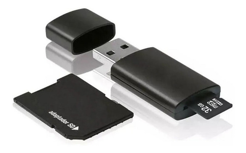 Kit Cartao De Memoria 32gb Classe 10 + Adaptador + Pen Drive