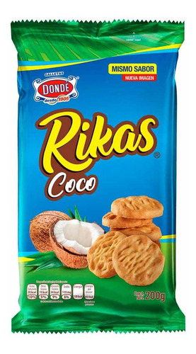 Galletas Rikas Coco Dondé 200g