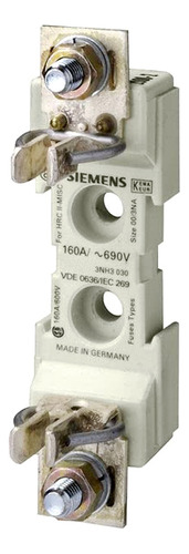 Base Fusível Nh Unipolar T-00/000 160a 690v Parafuso Siemens