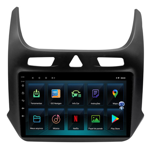Multimidia Cobalt 12/16 9p Qled Android Carplay 2gb 32gb