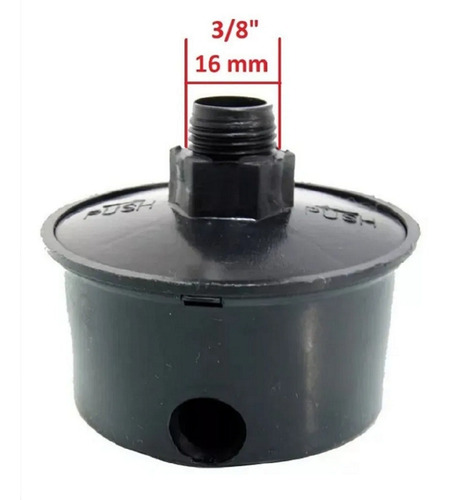 Imagen 2 de 2 de Filtro Compresor Plástico 3/8 Elemento Filtrante Esponja