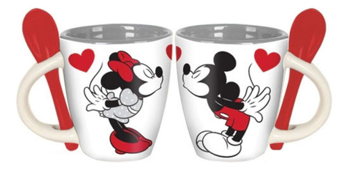 Disney Mickey N Minnie - Taza De Café Espresso