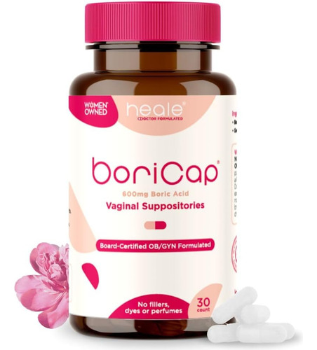 Supositorios Vaginales De Ácido Bórico 30 Unidades Boricap