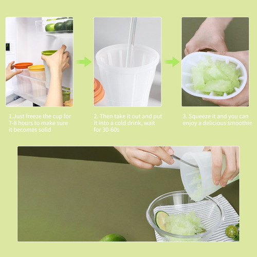 Copos De Smoothie 150ml Para Fazer Sorvete De Verão Diy, Lar