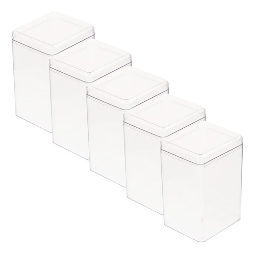 Fomiyes Bear Brick - Caja De Plastico Con Base, Caja De Mues
