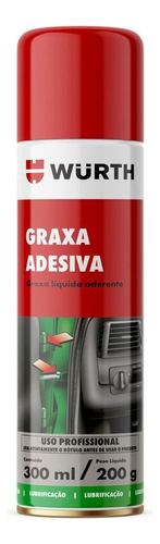 Graxa Adesiva W-max 300ml/200g Wurth