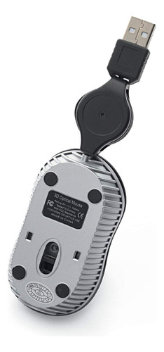Ratón Óptico Mini Usb-a Con Cable Para Computadora Verbatim