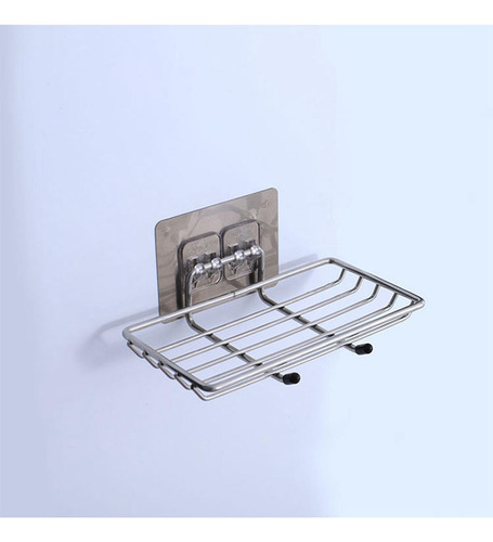 Jabonera De Metal Con Accesorio De Montaje Por Ventosa Con G