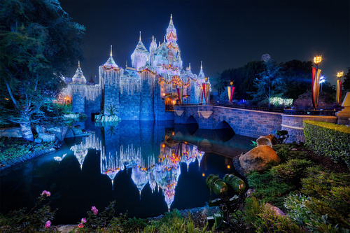Banner Infantil Castillo De Disney World 120x80cm Castillos De Disney