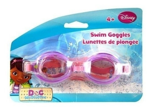 Goggles Natacion Disney Doctora Juguetes (docmcstuffin) Color Violeta
