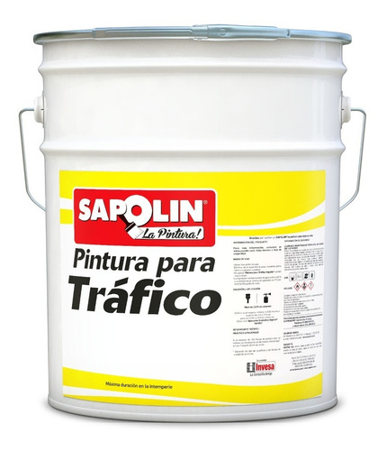 Pintura Para Tráfico 5 Gl - L a $30894