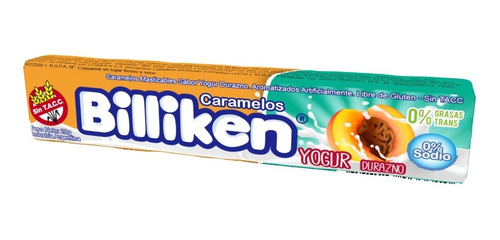 Imagen 2 de 4 de Caja Masticables Billiken Más Durazno X 18 U - Lollipop