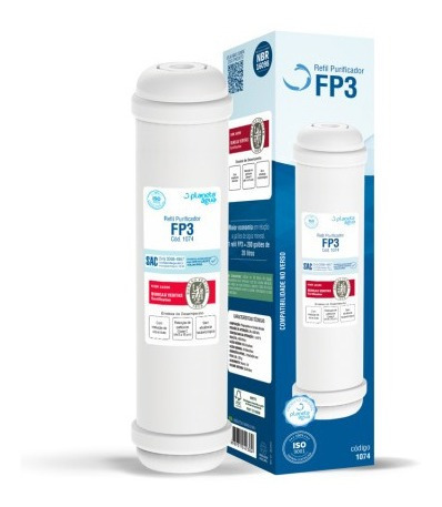 Refil Filtro Polar T33 Purificador Água Gelada Todos Modelos