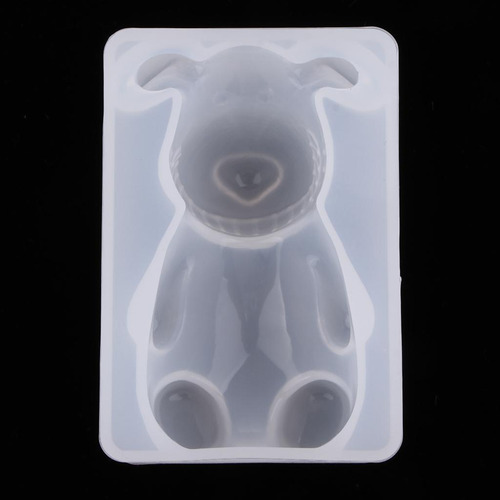 Flor Seca Diy Molde Del Ornamento De La Perro 75x40x30mm