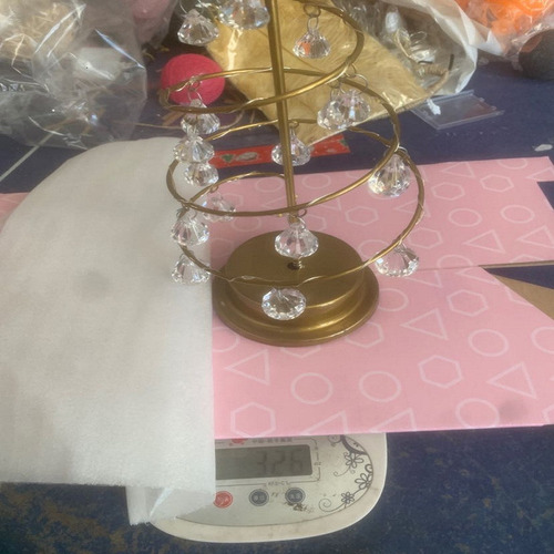 * Lámpara Led Navideña Con Forma De Árbol De Hierro Forjado