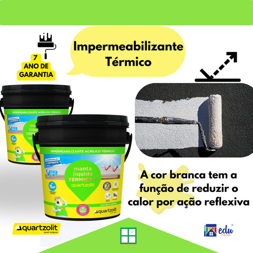 Manta Líquida Reduz Calor 7 Anos Garantia Quartzolit 1 8 K G