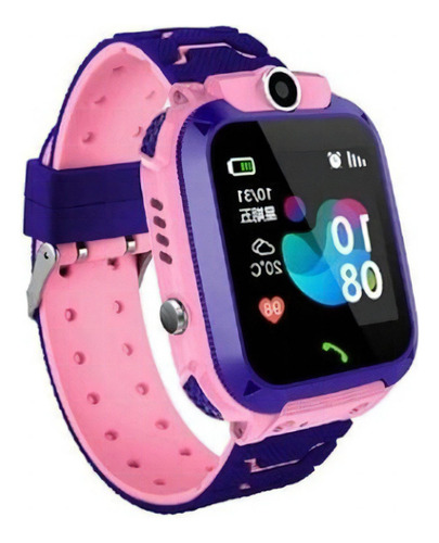 Reloj inteligente para niños Sos Smartwatch Pink Q12