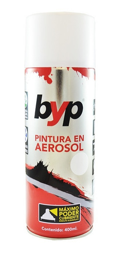 Aerosol Byp Blanco Mate 400 Ml Caja 12 Piezas