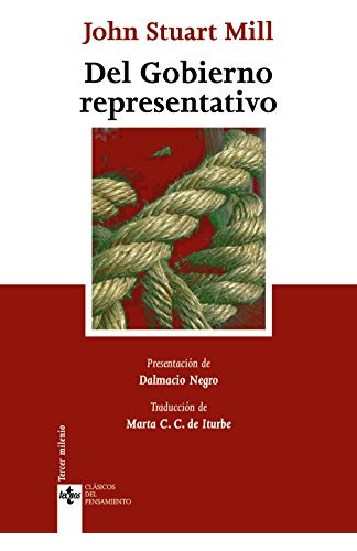 Del Gobierno Representativo, De Mill, John Stuart. Editorial Tecnos, Tapa Blanda En Español, 9999