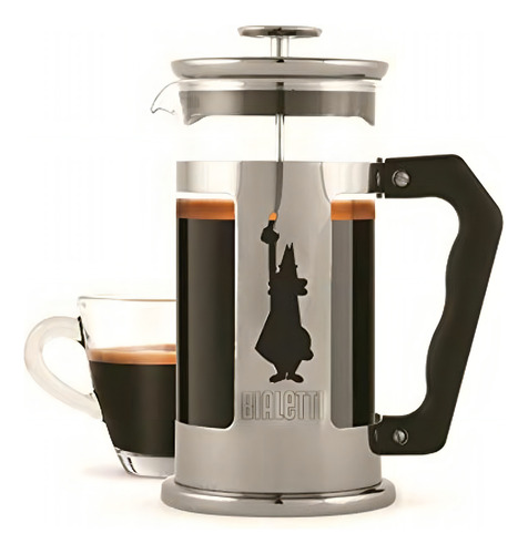 Prensa francesa de 3 xícaras em aço inoxidável Bialetti 6860 Preziosa
