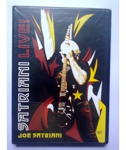 Dvd Duplo Joe Satriani - Satriani Live - Importado Eua (Usado)