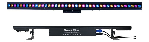  Barra Led De 40 Led Pixeleable Rgb Sun Star Apolo Strip Rgb