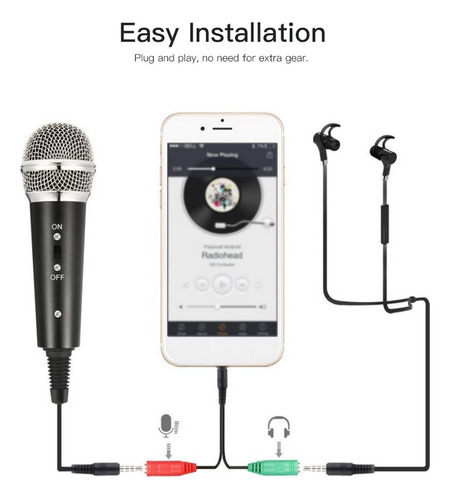 Kit De Micrófono De Video Con Micrófono Mini Trípode De M