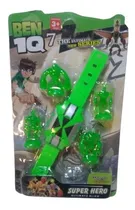 Comprar Omnitrix Reloj Ben 10 Luz Y Sonidos + 4 Muñecos -martínez -