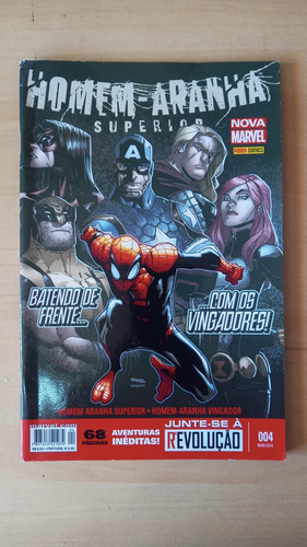 Homem-aranha Superior Nº 004 - Batendo De Frente Com Os Vingadores (Usado)