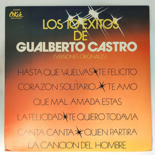 Gualberto Castro - Los 10 Exitos De  Lp