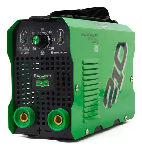 Soldadora Inverter 100 A + Máscara + 2 Esc. Mag 3´ Kroner Color Verde