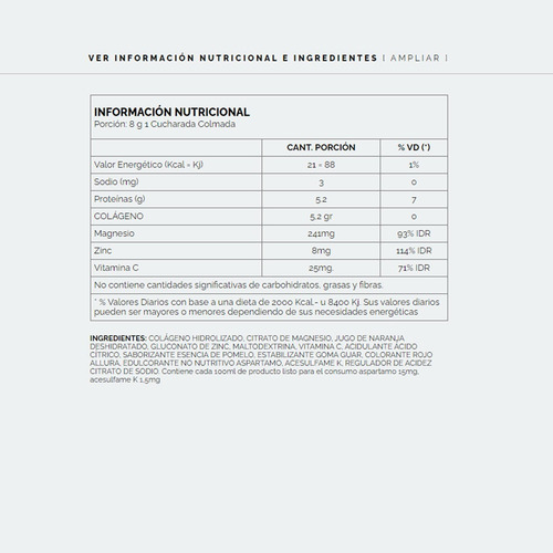 Imagen 4 de 10 de Colageno Hidrolizado + Antioxidantes Nutremax Pack X 3 Inc