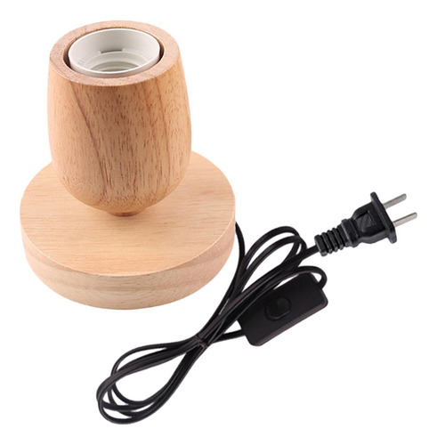 Para Z0hz Lâmpada De Mesa Estilo Retrô E27 Com Base De
