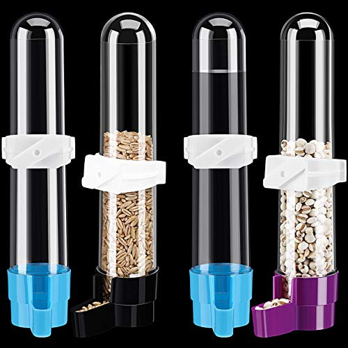 Dispensador Automático De Agua Pájaros De 4 Piezas, A...