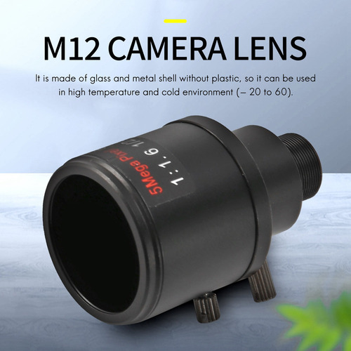 Lente Cctv 1/2,5 Polegadas 6-22 Mm 5 Mp Lente Varifocal F1 C
