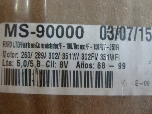 Empacadura Multiple De Escape Ford 260/289/351w/302 Fraco