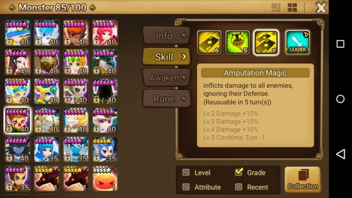 Ventas Cuentas Juego Summoners War: Sky Arena