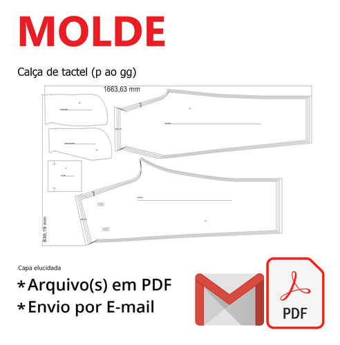 Calça De Tactel (p Ao Gg)