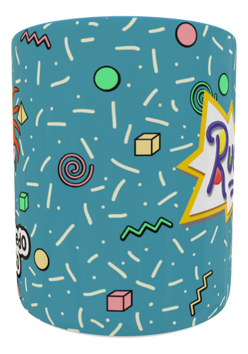 Taza Personalizadas Con Nombre Cerámica 325 Ml 11oz Premium Azul Acero Aventuras En Pañales Carlitos