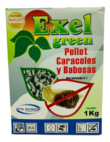 Exel Green Pellet Caracoles Y Babosas - 1 Kilo