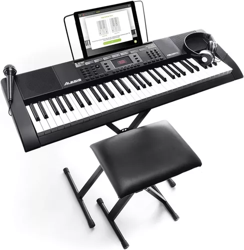 Asesino Farmacología retirada Organeta Teclado Piano Alesis Melody 61 Kit Completo