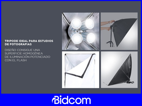 Softbox Gadnic Trípode Extensible Porta Lampara Fotografia