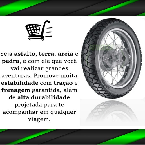 Pneu Vipal Trail Tr300 90/90-19 52p Dianteiro